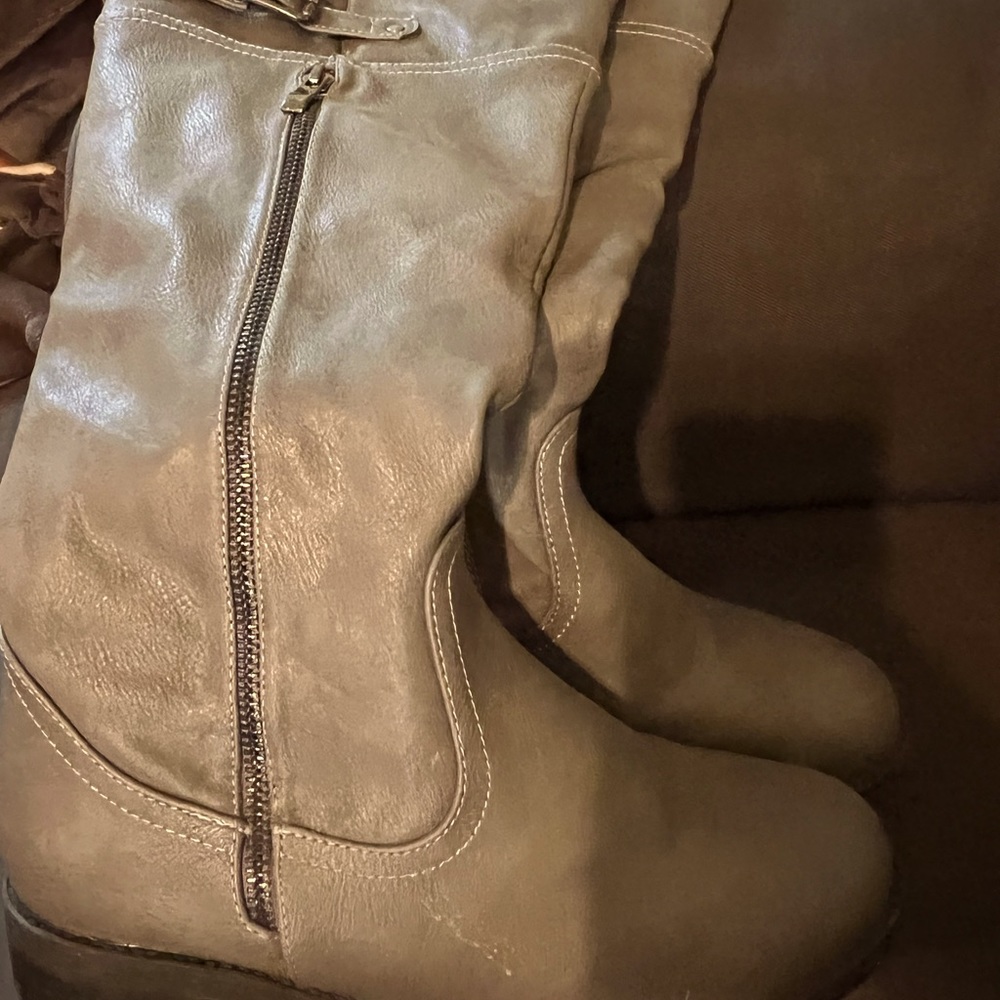 Gray Boots